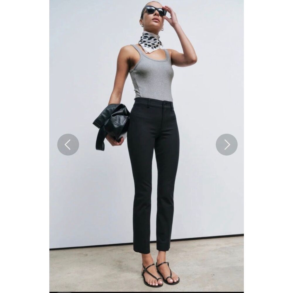 AYR The Daily Dose Black Slim Straight Chino Pants 27 Work Career